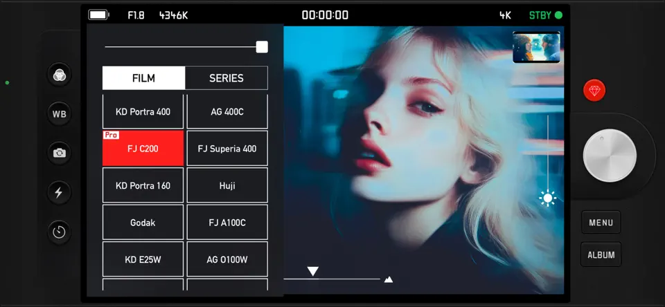 Captura de pantalla de RECO - 4K VIDEO & FILM FILTER en iPhone 2
