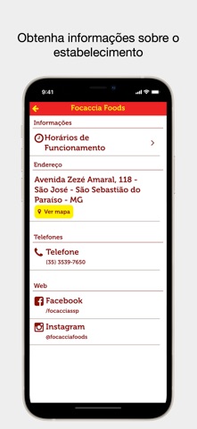 Focaccia Pizzaria app screenshot 3