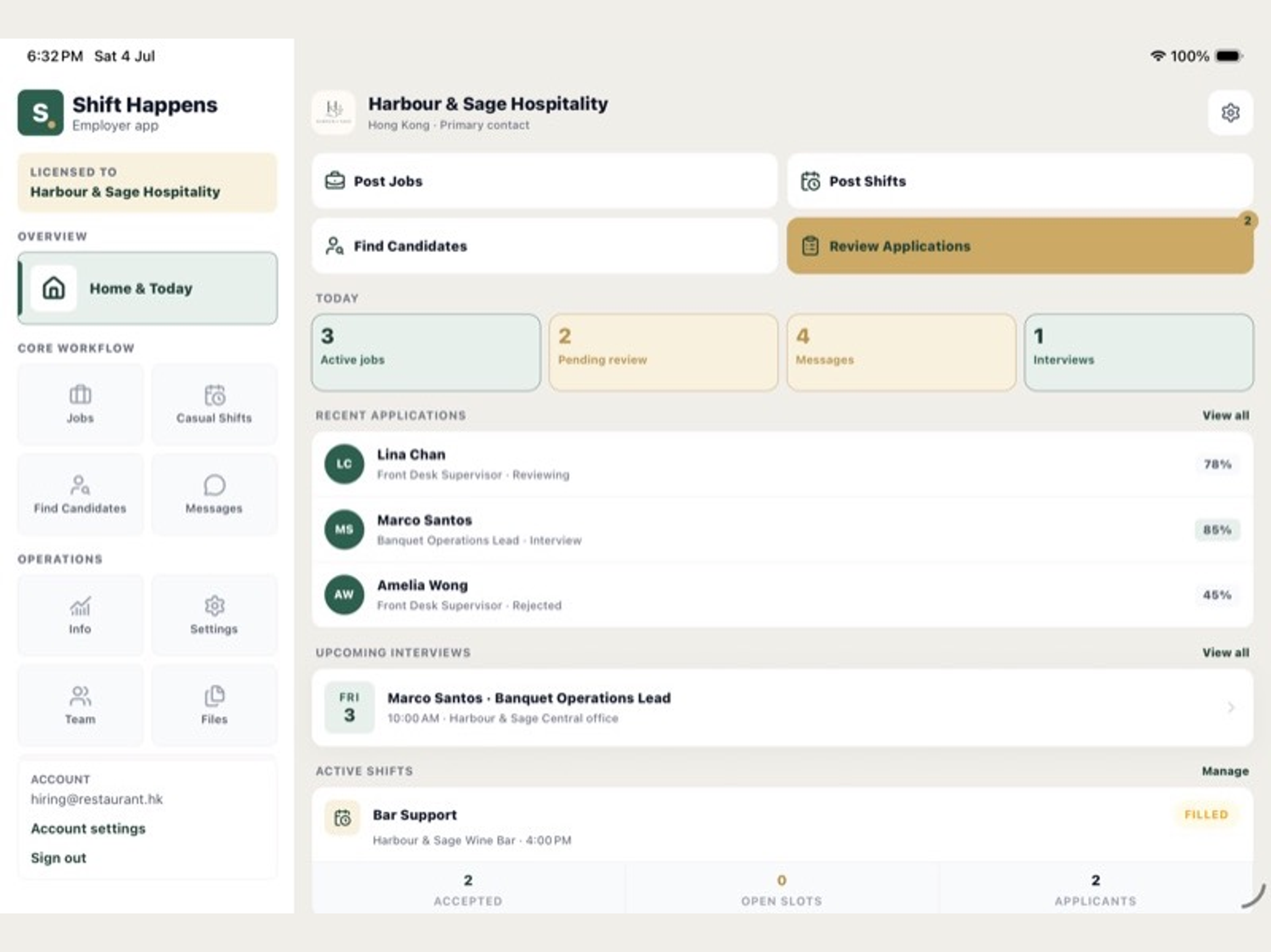 ShiftCMS screenshot 10