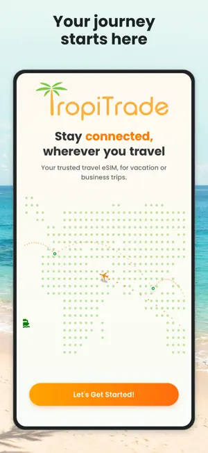 TropiTrade: Travel eSIM screenshot 1