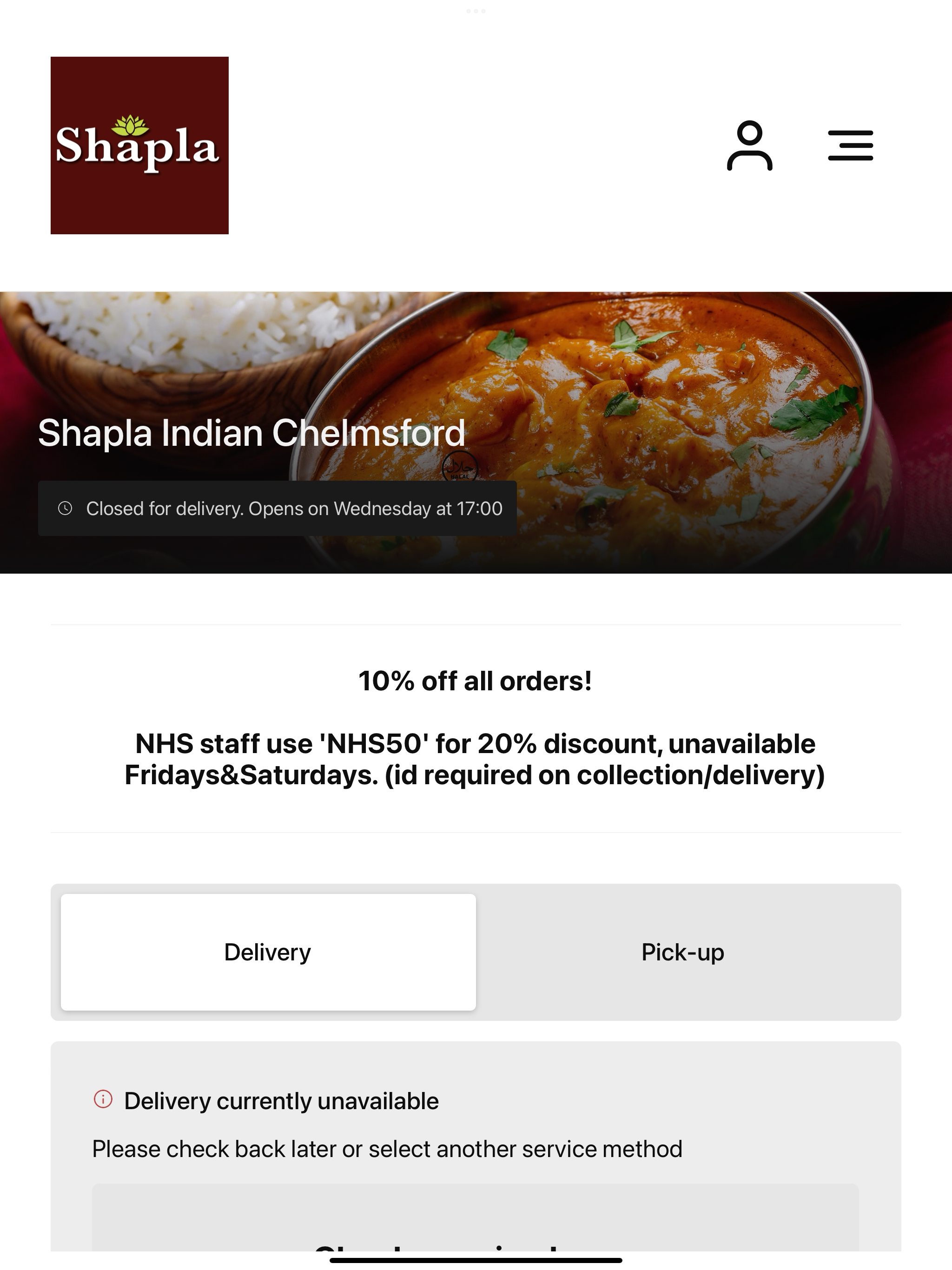 Shapla Indian Chelmsford UK screenshot 5