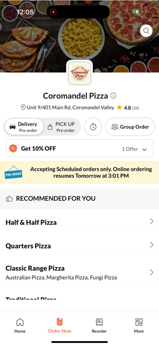 Coromandel Pizza Screenshot 2 of 4