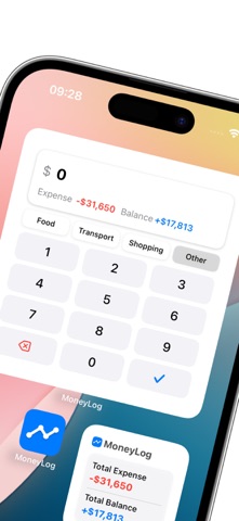 MoneyLog+ screenshot