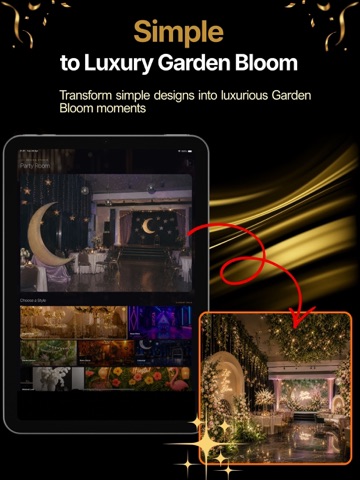 Party Room AI: My Party Design iPad screenshot