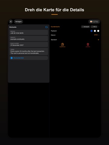 Wallet Creator iPad screenshot 4