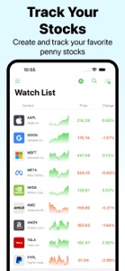 Penny Stocks, Market Screener screenshot #2 for iPhone