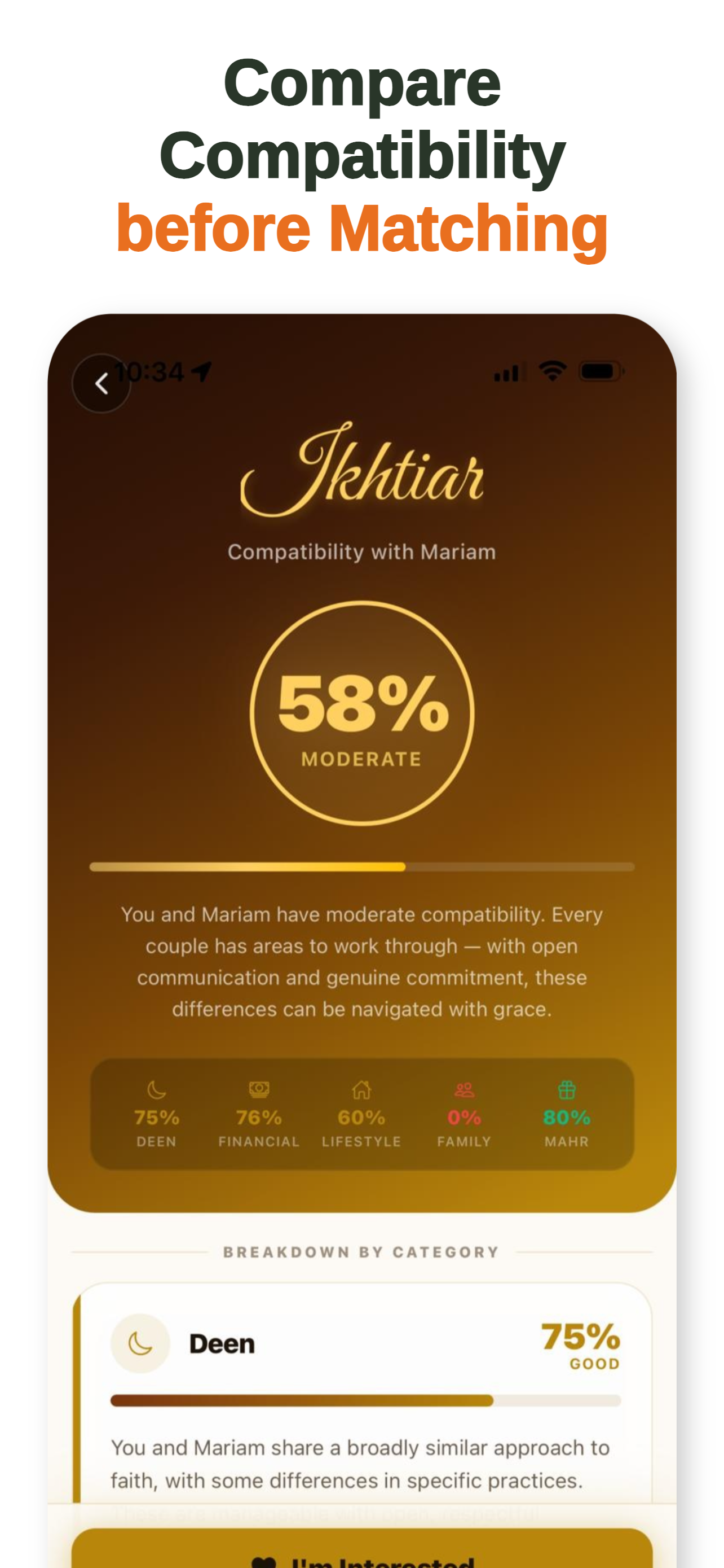 Ikhtiar - Muslim Marriage App