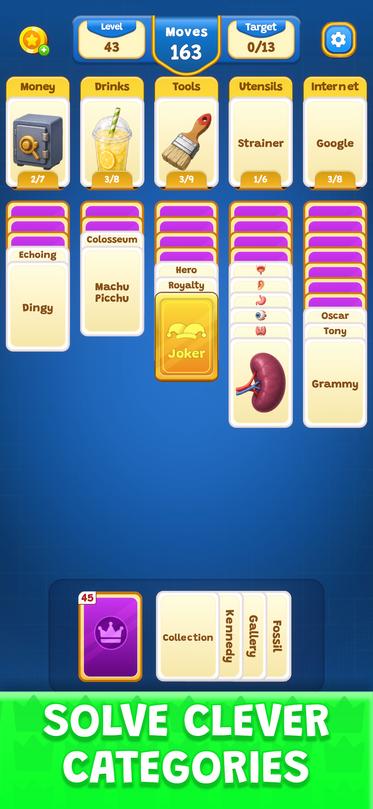 Word Stacks: Card Solitaire screenshot 3