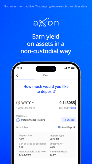 Axon: DeFi Buy & Sell Crypto Screenshot