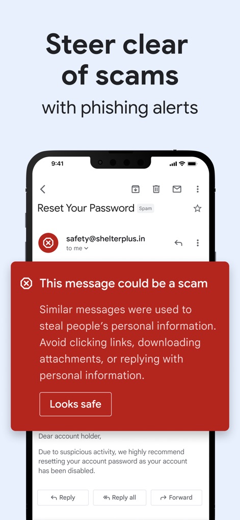 Gmail - Email by Google - Advanced Scam Protection
