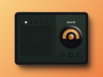 Retro FM - relax & sleep sound iPad screenshot