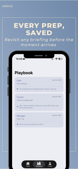 Arrive: Social Prep Screenshot 3 of 6
