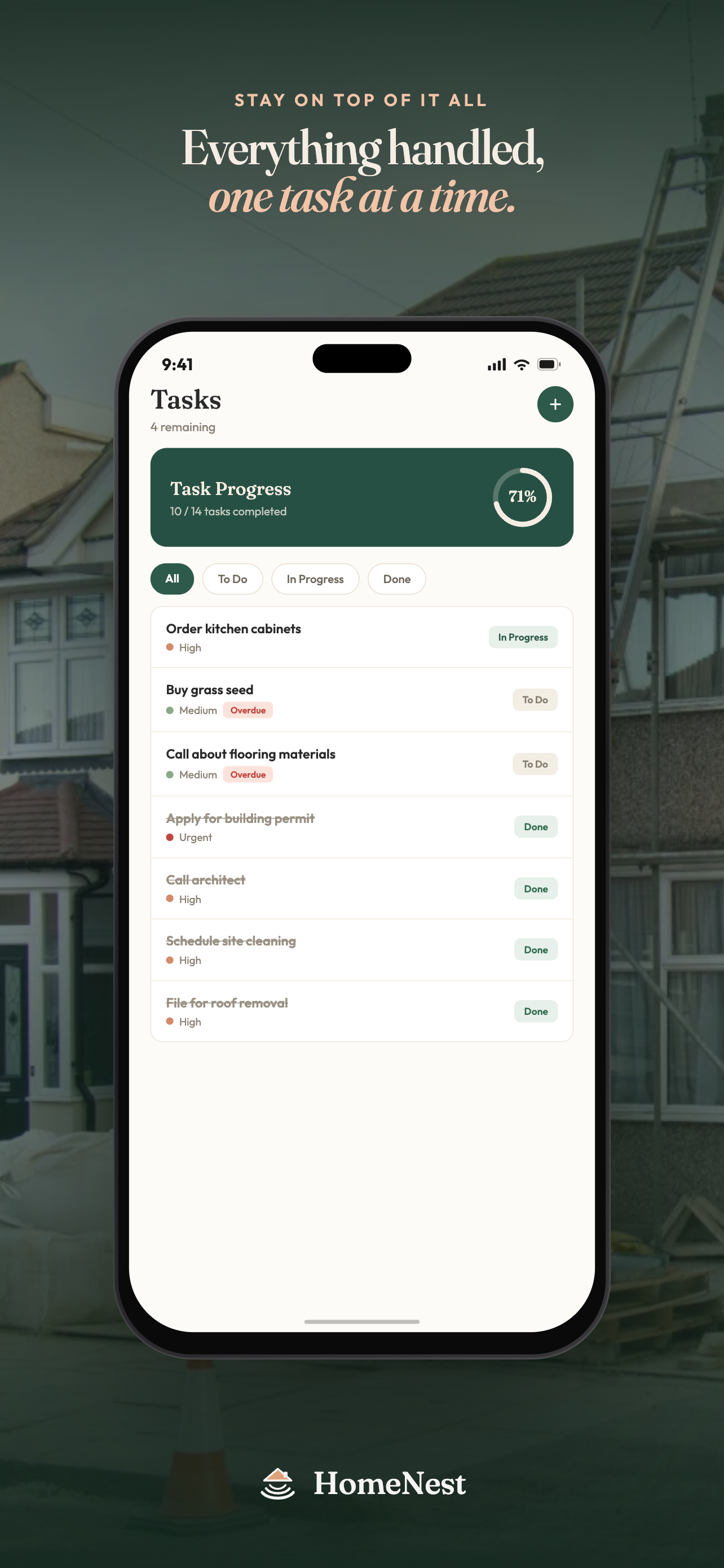 HomeNest: Renovation Tracker screenshot 4