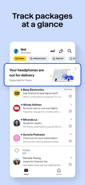 AOL Mail, News, Weather screenshot 2