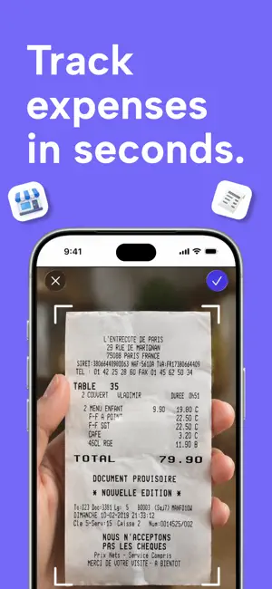 Receipt Scanner : AI Tracker screenshot 1
