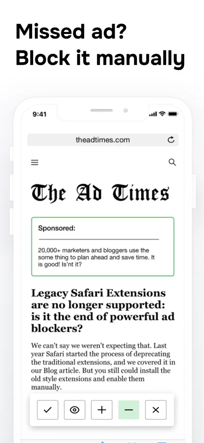 Captura de tela 3 de 6 de AdGuard Pro: Safari Ad Blocker