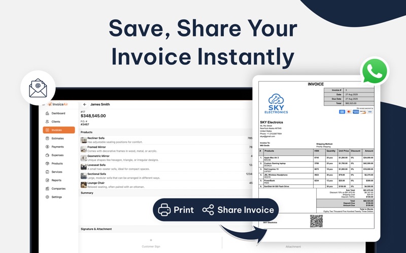 InvoiceAir: Invoice Generator screenshot 5