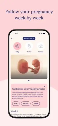 Pregnancy Tracker | Preglife: Screenshot 3 von 10