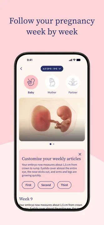 Pregnancy Tracker | Preglife: Screenshot 3 von 10