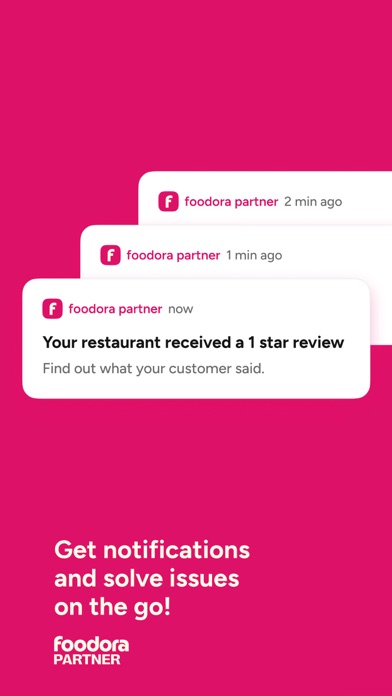 foodora partner Screenshot