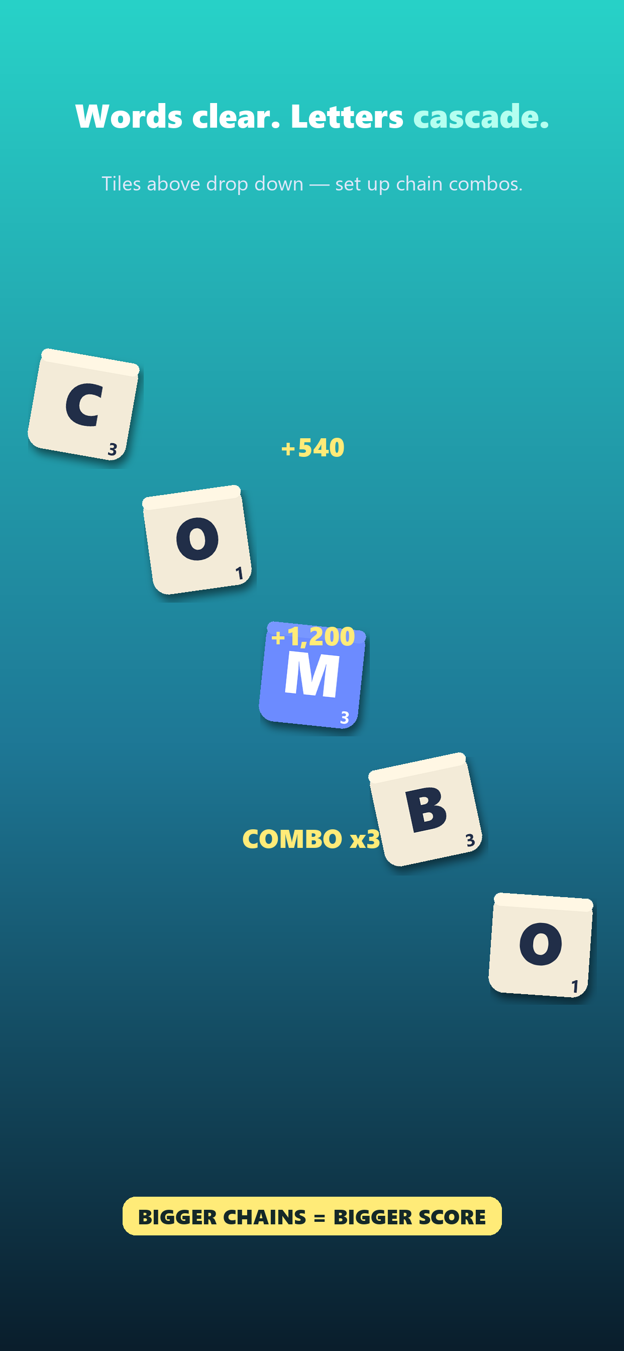 Wordfall - Word Cascade screenshot 3