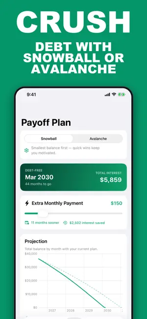 Debt Payoff Tracker: Snowball screenshot 2