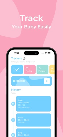 Baby Tracker Newborn Log iPhone screenshot
