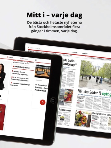 Lokaltidningen Mitt i iPad screenshot 2