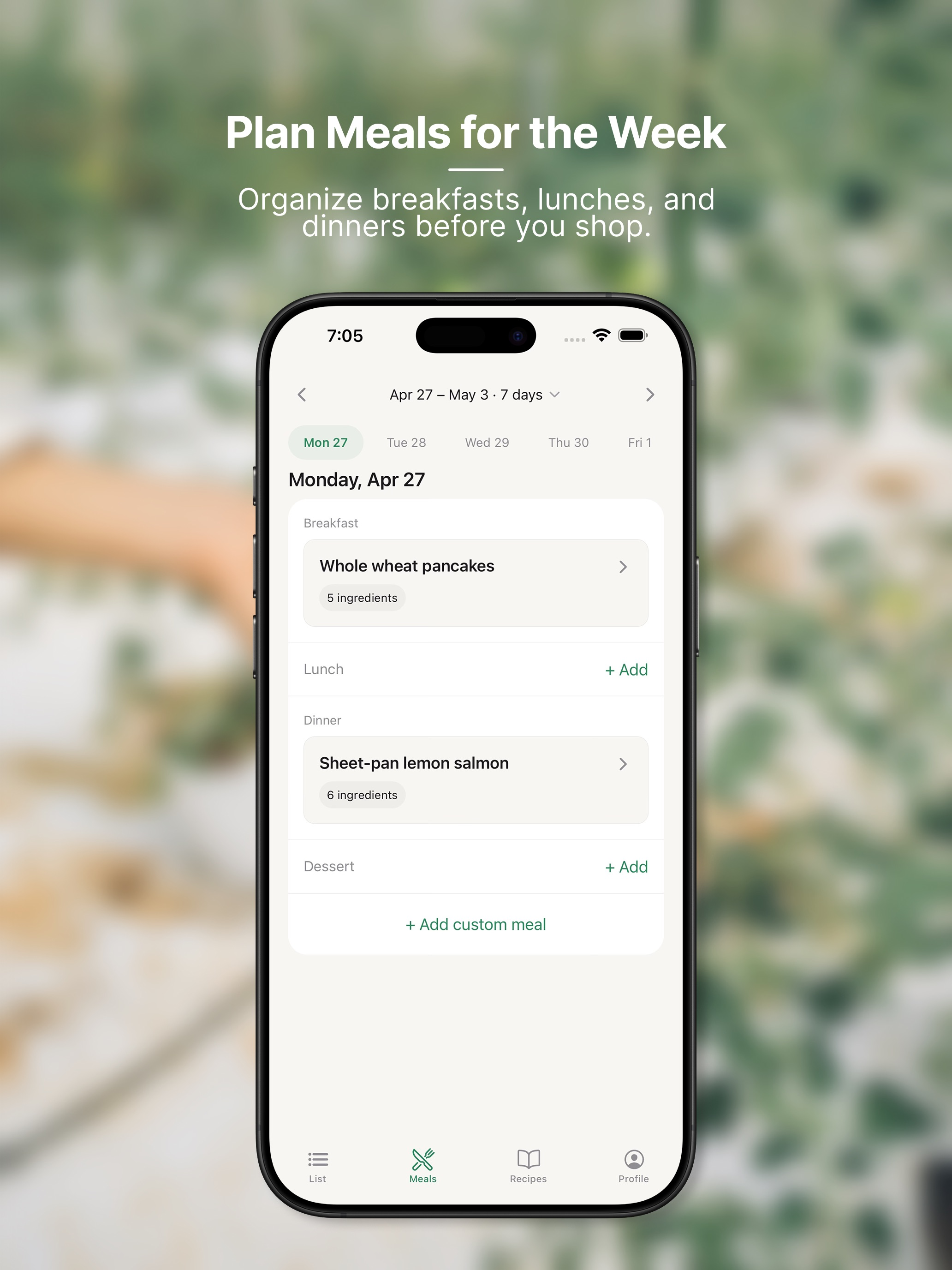 Listio: Grocery List Planner