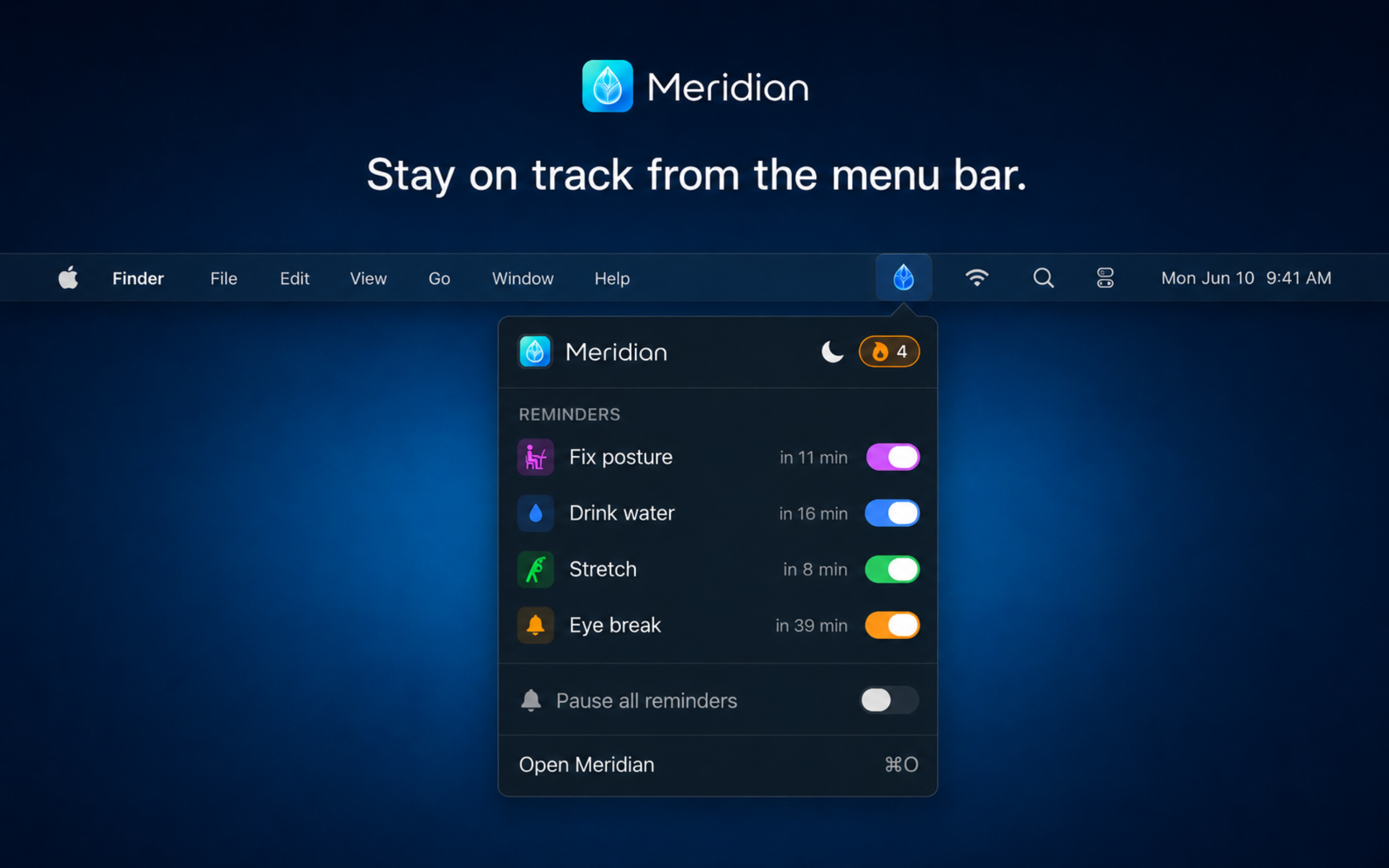 Meridian: Posture & Health screenshot 7