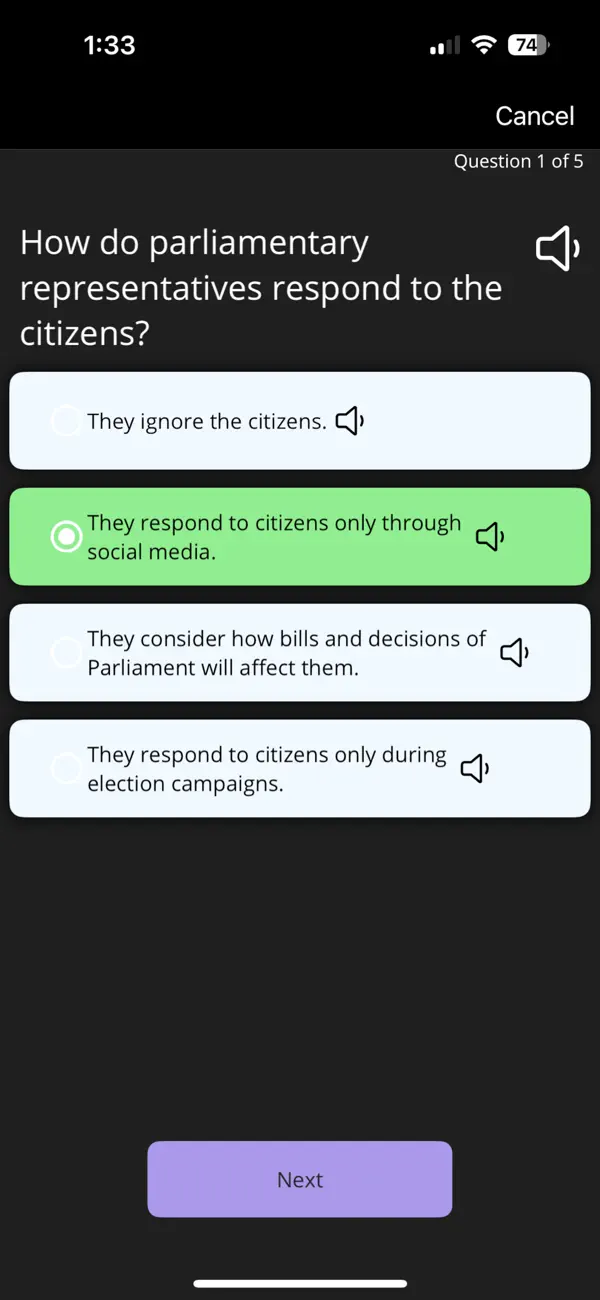 Screenshot #2 pour Aussie Citizenship Quiz