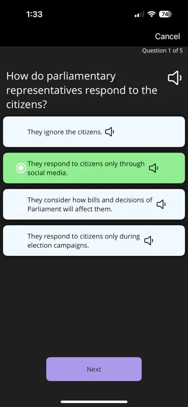 Aussie Citizenship Quiz screenshot 2 of 6