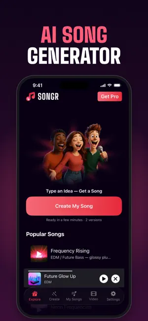 AI Song Generator: Songr Music screenshot 1