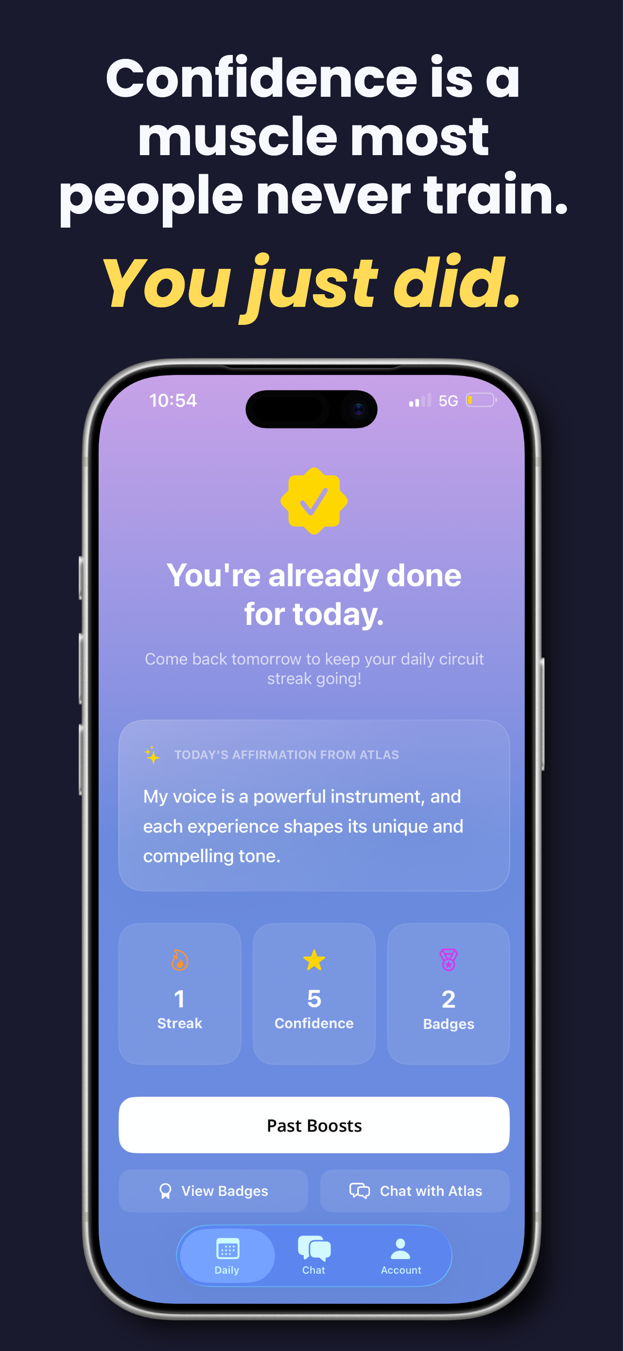 Confidence: AI Mindset Coach