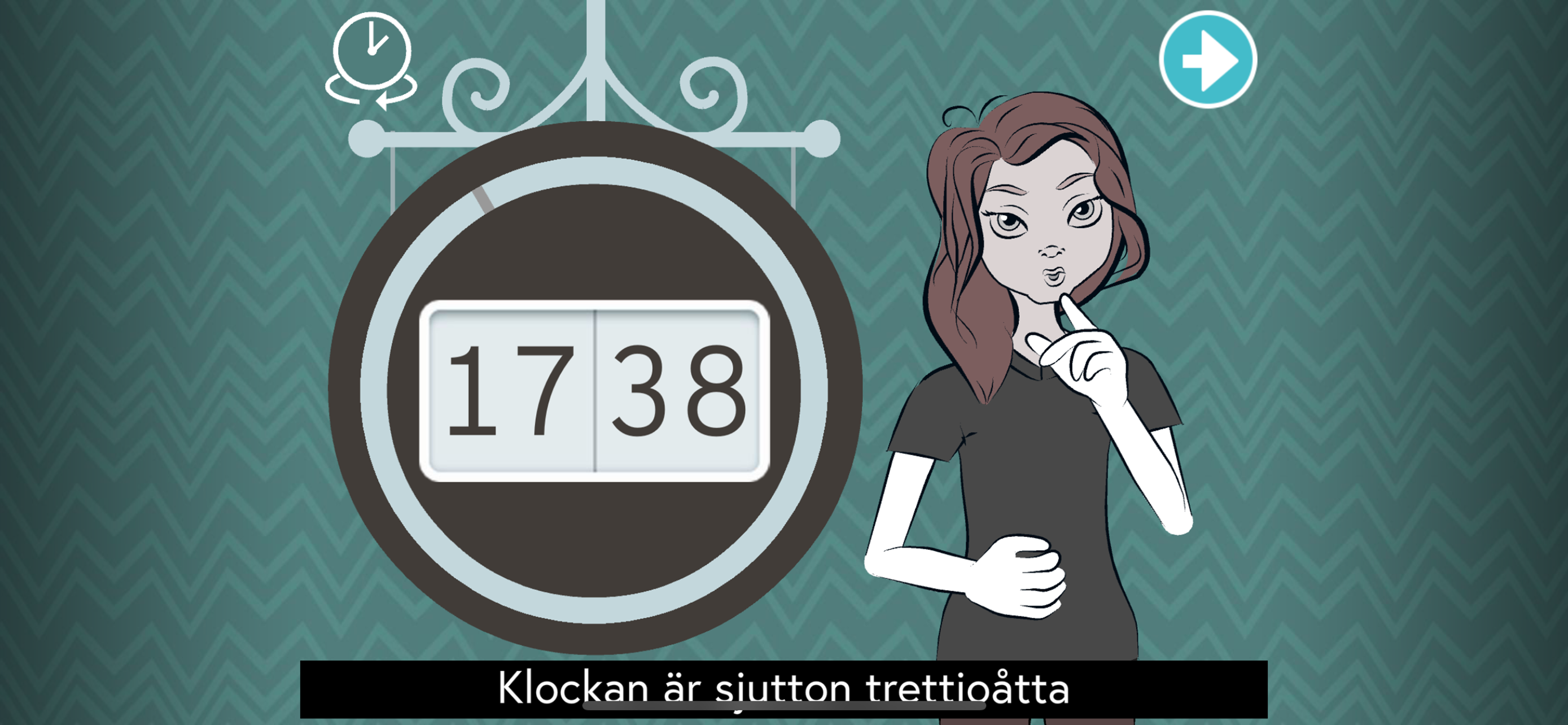 Moji Klockis sv. teckenspråk
