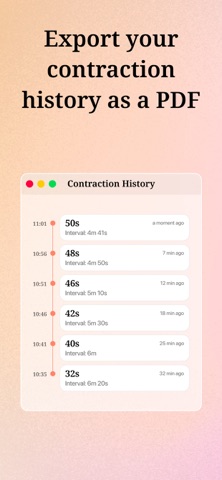 Gentle Contraction Timer Screenshot 5 of 6