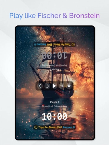 TikTak Chess Clock iPad screenshot