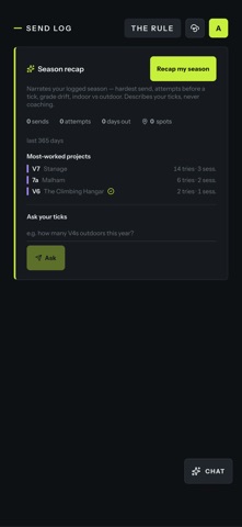 Oriora Send Log iPhone screenshot