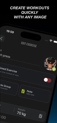 SweatSplit: Gym Workout Log screenshot