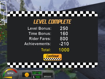 Taxi Driver 3D : Hill Station iPad screenshot