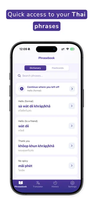 Learn Thai Phrases: ThaiMate screenshot 2
