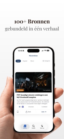 Nieuwslens iPhone screenshot 2