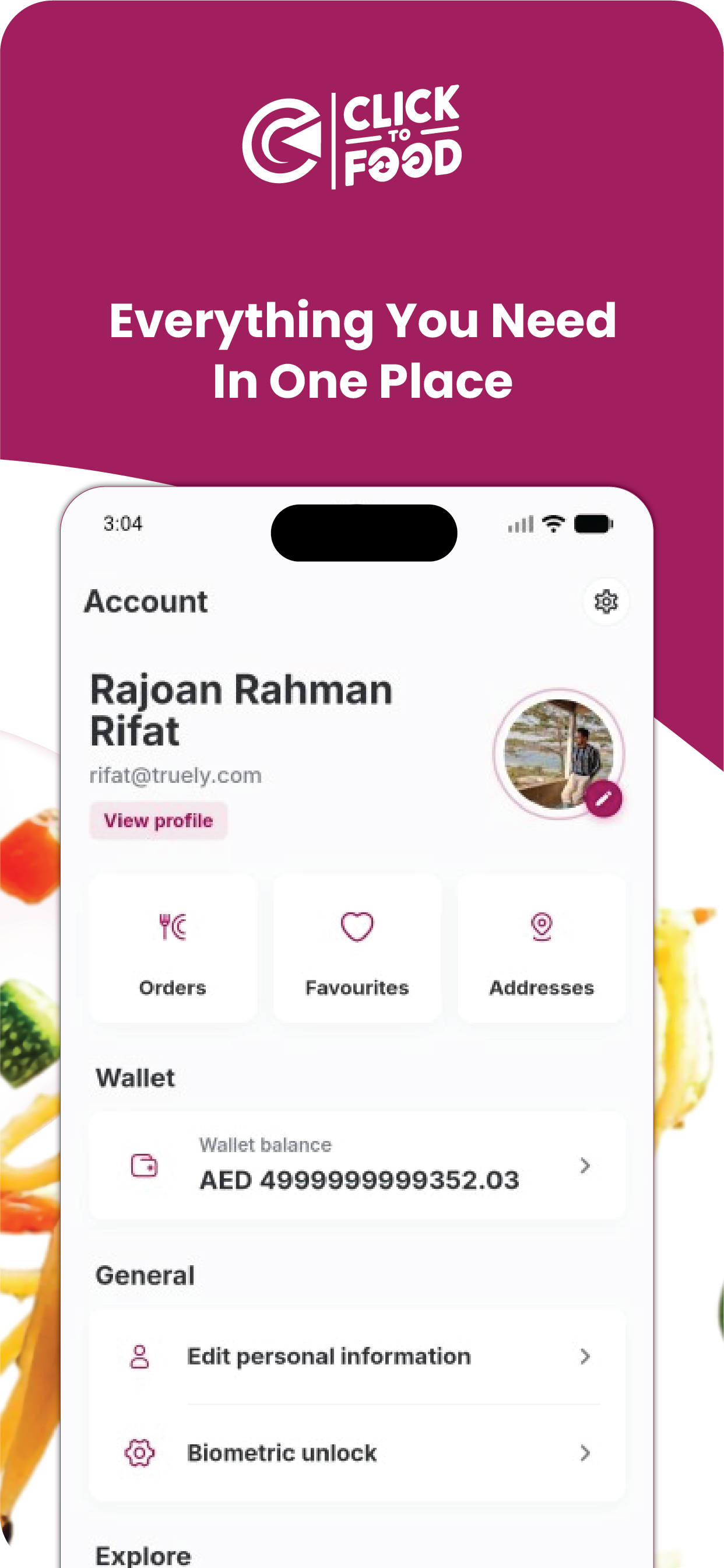 Click To Food screenshot 5
