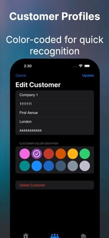 Account Note: Sales Tracker Screenshot 5 of 7