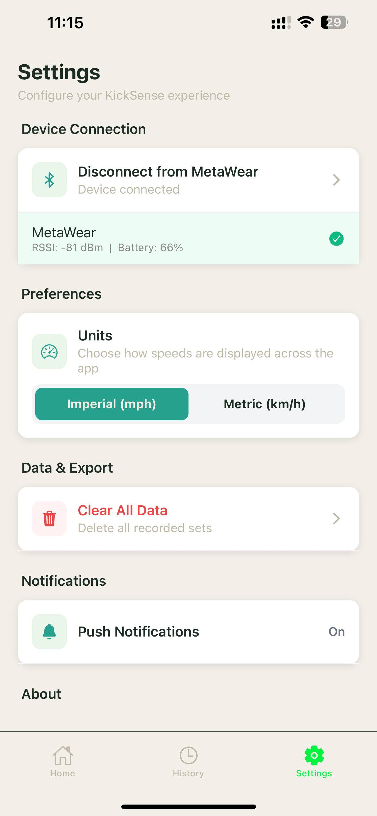 KickSense Foot Speed Sensor