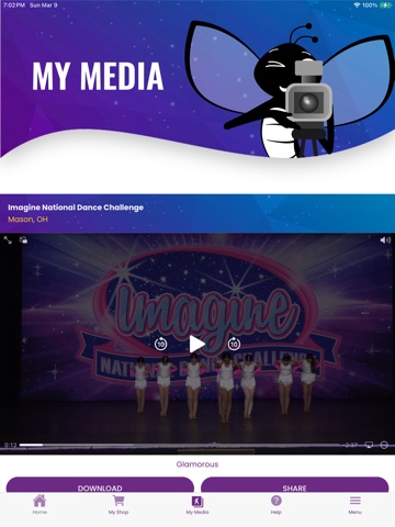 DanceBUG iPad screenshot