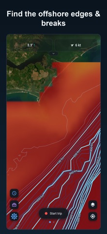 TidalMap: Tide Chart & Fishing iPhone screenshot