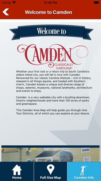 Camden, SC - Audio Tours Screenshot