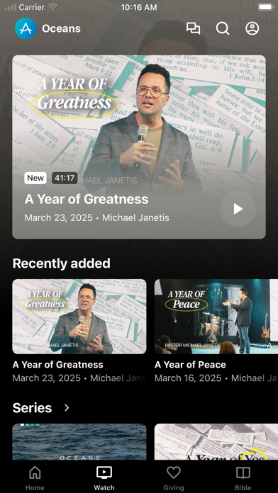 Oceans Church Screenshot 2 of 3