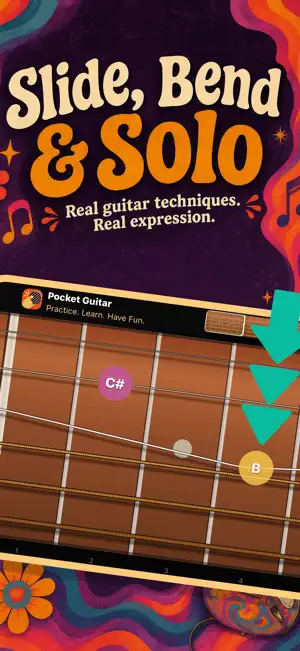 Pocket Guitar - Fretboard screenshot 3
